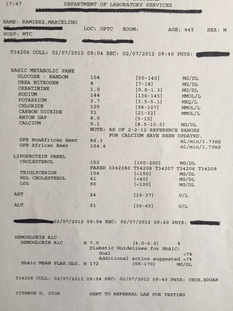 Marc’s Lab Results – Chickpea and Bean